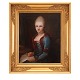 Jens Juel, Denmark, 1745-1802, portrait of a young girl circa 1768. Oil on 
canvas. Visible size: 33x28cm. With frame: 46x41cm
