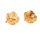 Pair of 18kt gold Lapponia earrings. D: 17mm