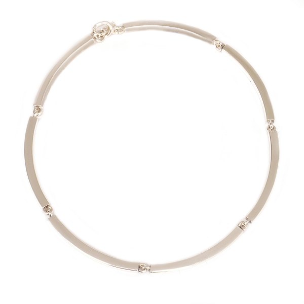 Hans Hansen sterlingsilber Halskette 185 von Bent Gabriel Pedersen. L: 44cm