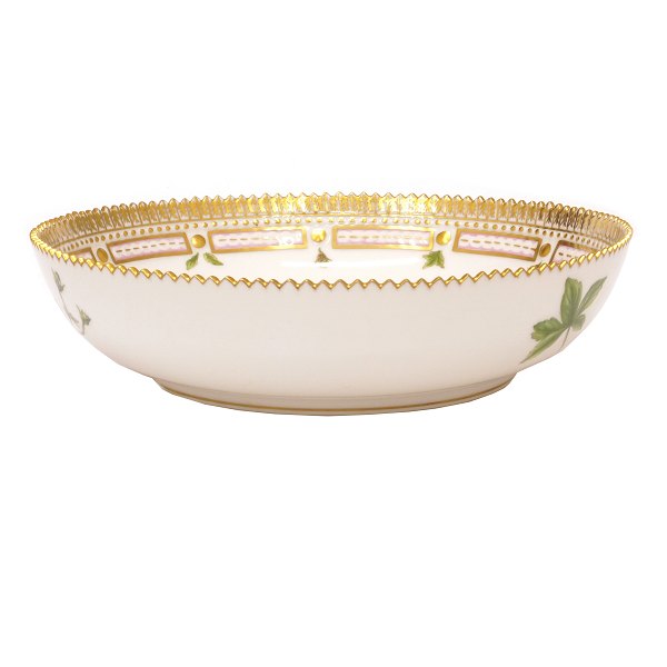 Flora Danica bowl 3503 "Potentilla aures L.". H: 5,5cm. D: 20,5cm